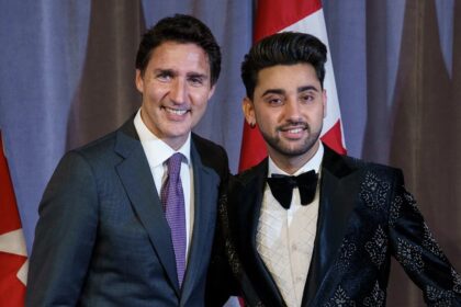 Amanat Ali with Canadian Prime Minister Justin Trudeau e1662136760469