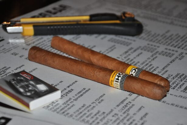 pen smoking cuba cigar tobacco matches