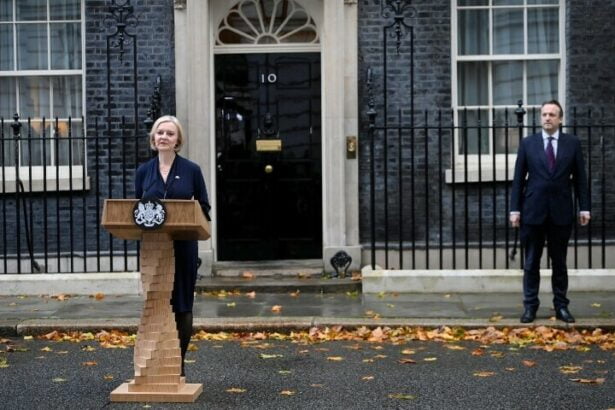 After a Tory revolt Liz Truss resigns as prime minister