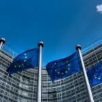 EU flags