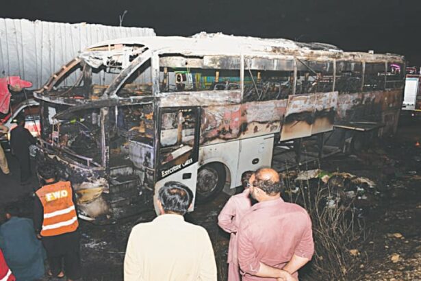 Flood victims burn alive