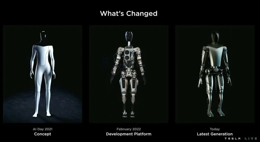 At Tesla AI Day, Elon Musk unveiled Bumble C and Optimus, 2 Tesla bots bumble c and optimus 8
