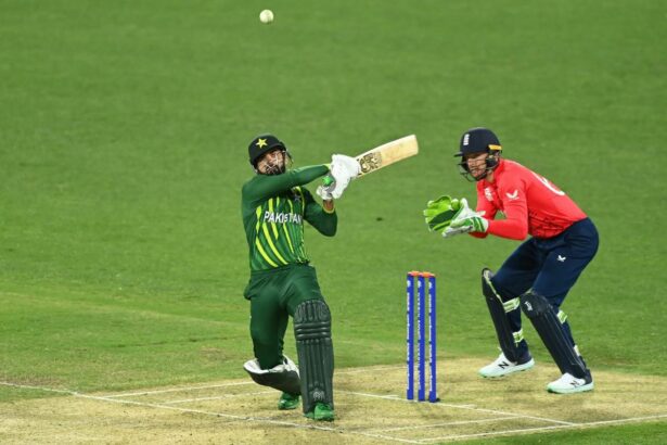 pakveng england need 161 to defeat pakistan in the warmup t20worldcup match