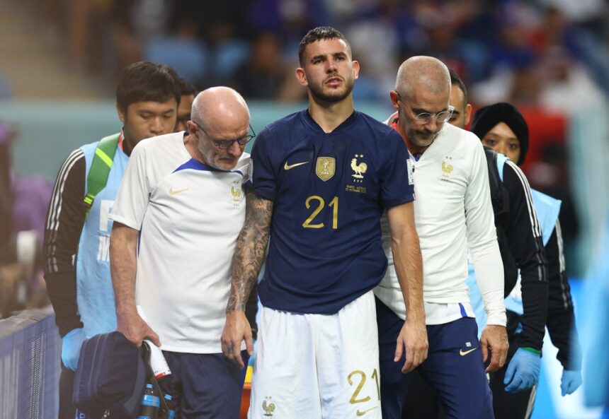Hernandez a defender for France is out of World Cup