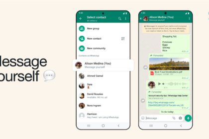 Its simple to message oneself using a new WhatsApp feature