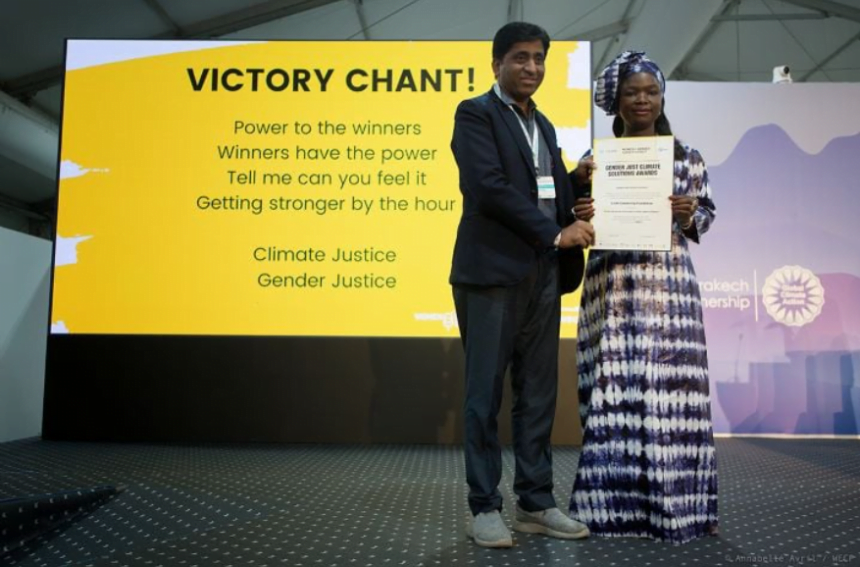 Javed Hussain is the first Pakistani to receive the Gender Just Climate Solution Award.