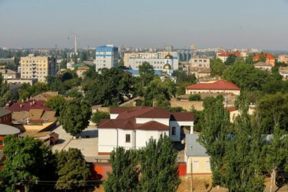 Kherson a city in Ukraine is abandoned by Russia in a major retreat