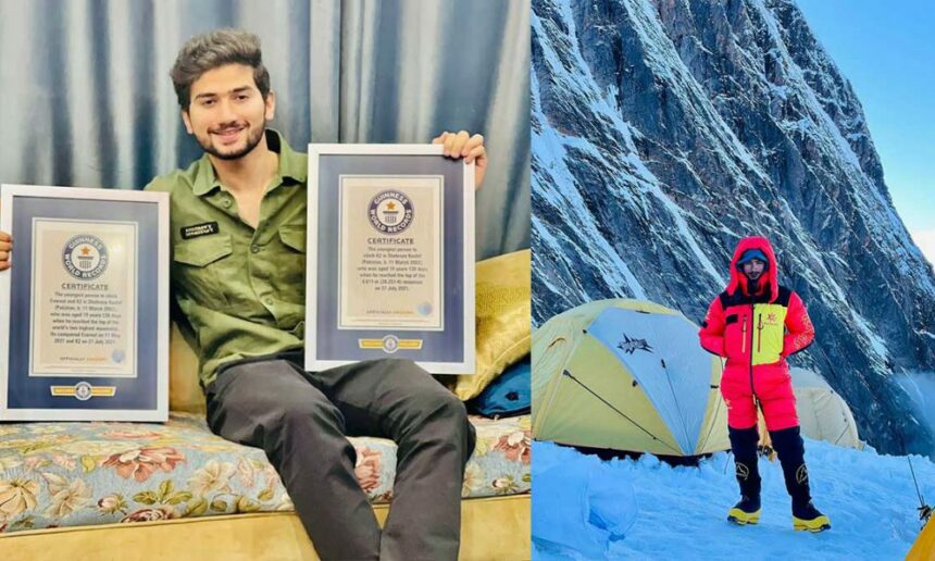 Shehroze Kashif a mountaineer achieves another Guinness title
