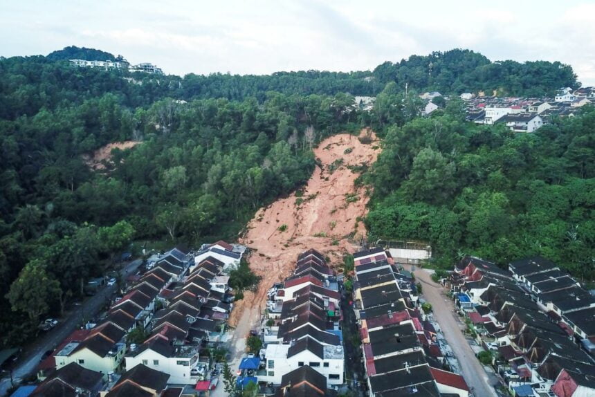 campers killed landslide in malaysia